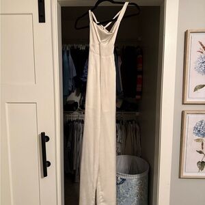 Elegant Cream Jumpsuit